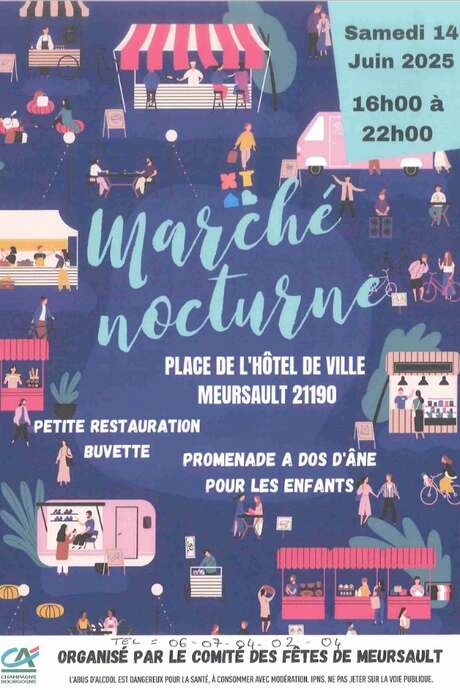 Marché nocturne à Meursault