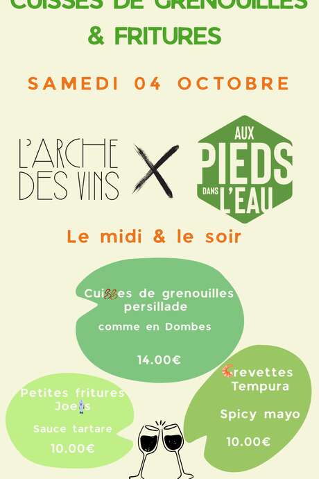 Cuisses de grenouilles & fritures