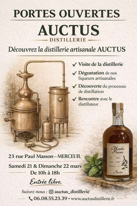 Portes Ouvertes AUCTUS Distillerie