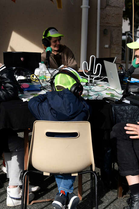 Atelier radio "Radio Banane" avec le Collectif la Méandre
