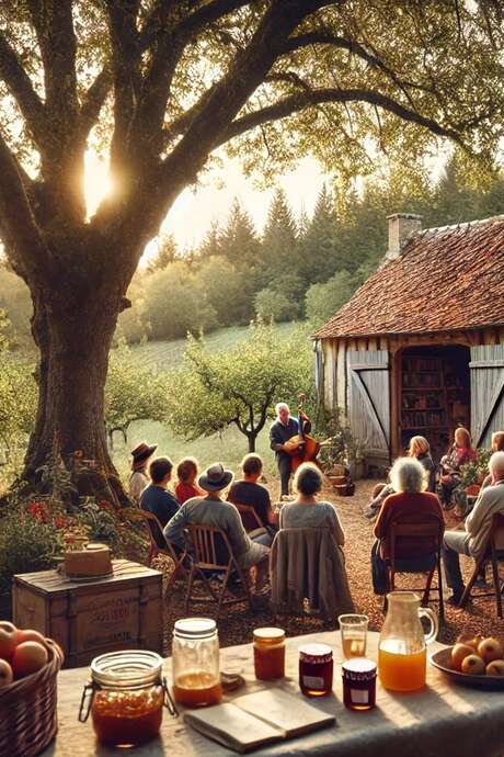 Le Printemps des Poètes à la ferme Fruirouge©