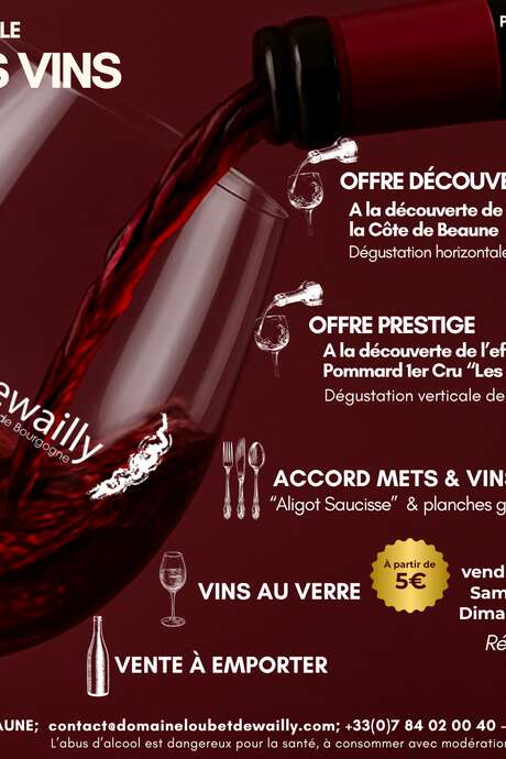 Domaine Loubet-Dewailly - Vente des Vins 2025 : dégustation "Prestige" verticale de l'appellation Pommard 1er Cru "Les Rugiens Bas" de 2018 à 2023