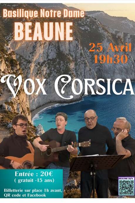 Concert VOX CORSICA - Samedi 25 avril 2026