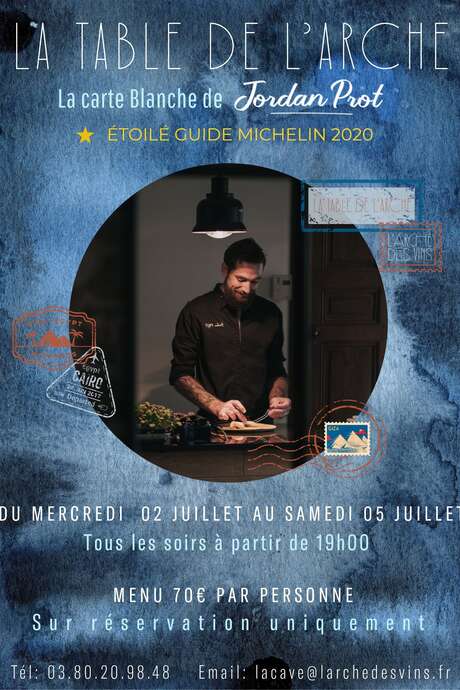 La Table de l'Arche - La  Carte Blanche de Jordan Prot