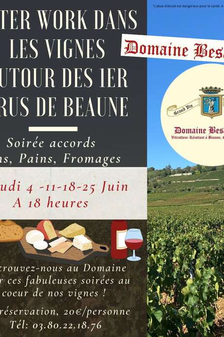 Domaine Besancenot - After work dans les vignes de Beaune