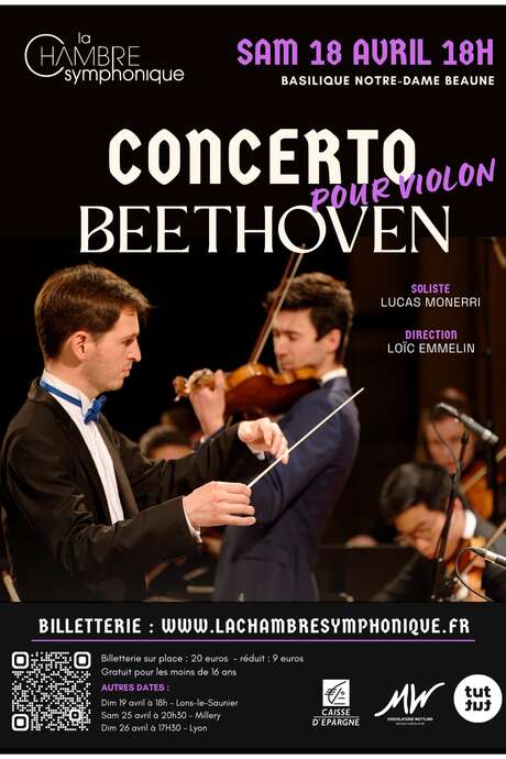 La Chambre Symphonique – Concert Beethoven, Mozart, Mendelssohn