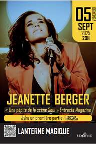 Concert de Jeanette BERGER et Jyha en première partie