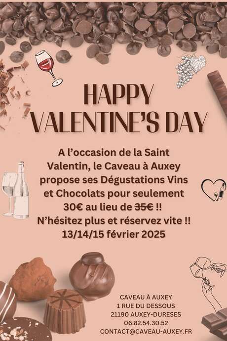 OFFRE SAINT VALENTIN - VINS & CHOCOLATS