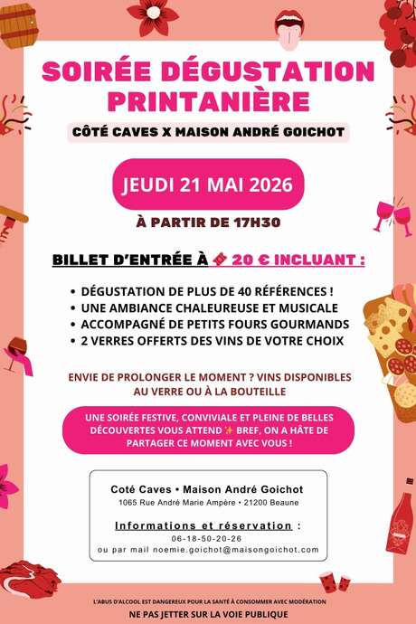 Soirée dégustation printanière