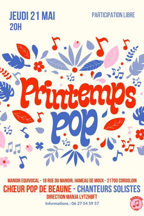 Printemps Pop - Concert chorale et solistes
