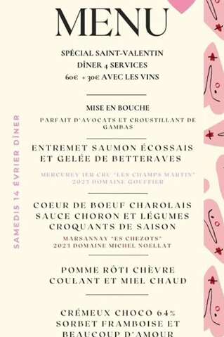 Soirée de la Saint-Valentin au Wine Not