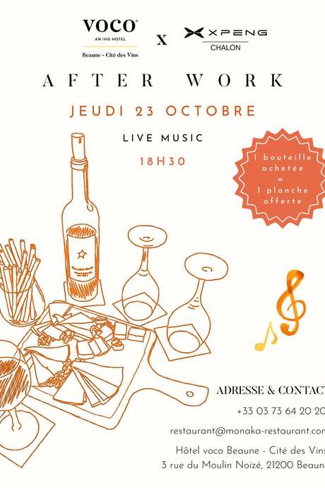 Afterwork voco Beaune X XPENG Chalon Afterwork voco Beaune X XPENG Chalon