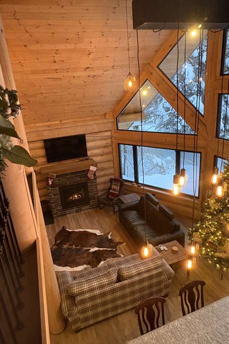 Chalet en bois rond Le D'jibou
