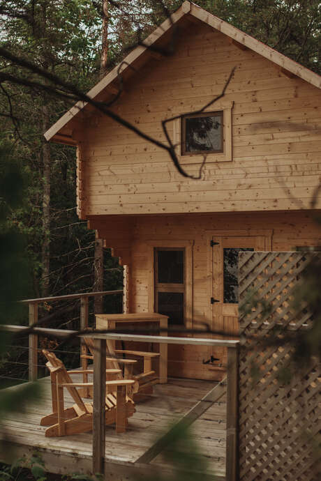 Camping et chalets de La Demi-Lieue - Chalets