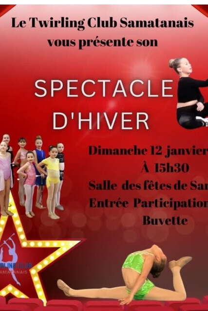 SPECTACLE D'HIVER DE TWIRLING BATON