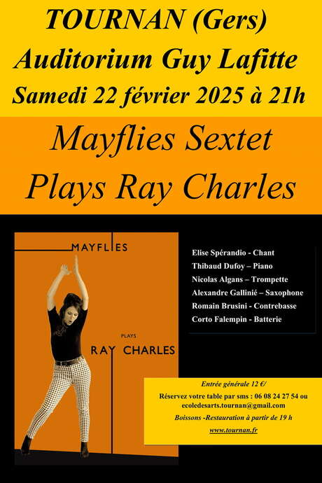 CONCERT MAYFLIES SEXTET TRIBUTE TO RAY CHARLES