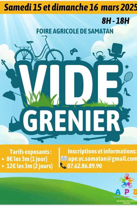 VIDE GRENIER DE LA FOIRE AGRICOLE