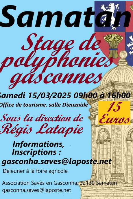 STAGE CHANTS POLYPHONIES GASCONNES