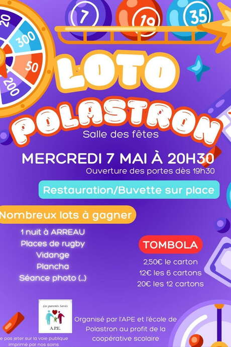 LOTO DE L'APE DE POLASTRON
