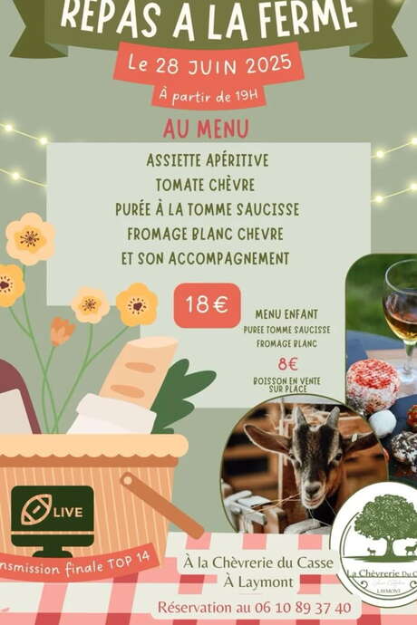 REPAS À LA FERME