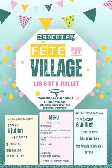 FÊTE LOCALE DE CADEILLAN