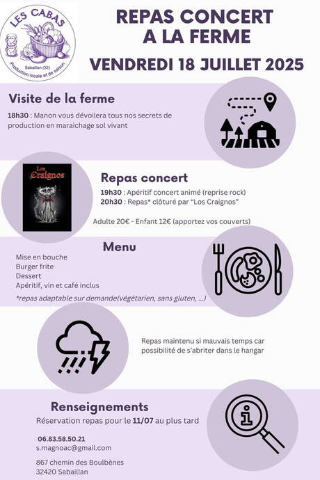 REPAS À LA FERME