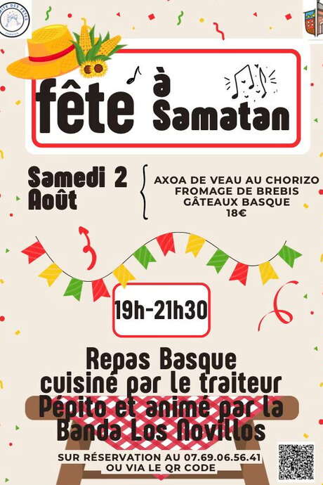 FÊTE LOCALE : REPAS BASQUE + BANDA