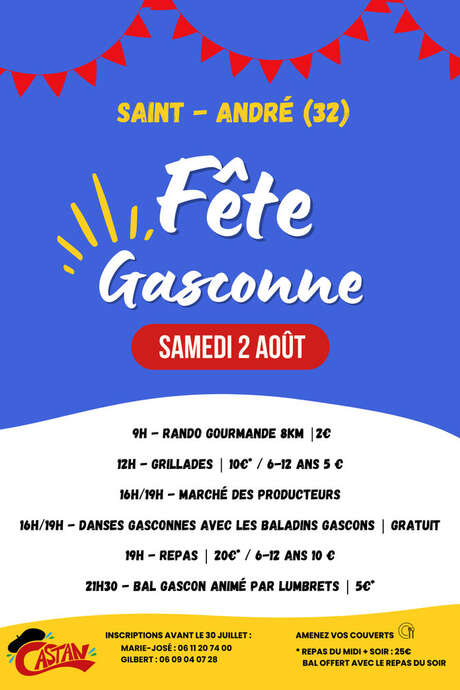 FÊTE GASCONNE À SAINT-ANDRÉ