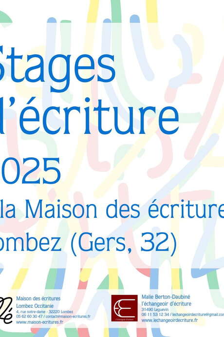 STAGE D'ÉCRITURE - BALADES-ÉCRITURE