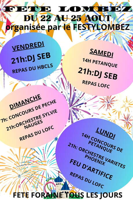 FÊTE LOCALE DE LOMBEZ