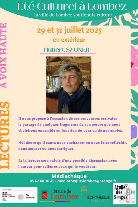 ÉTÉ CULTUREL : LECTURES A VOIX HAUTE