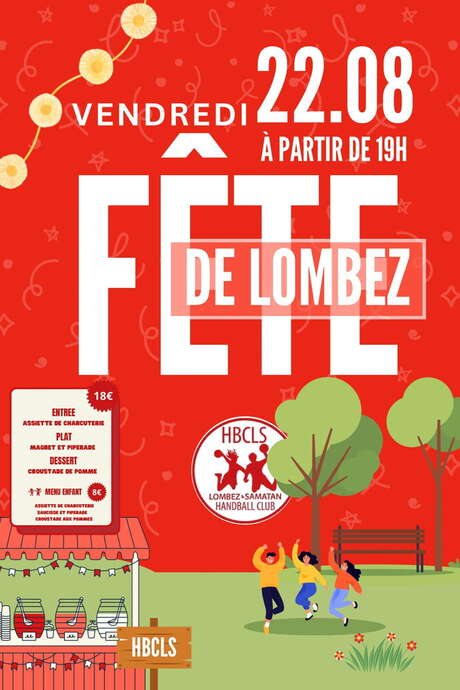 FÊTE LOCALE DE LOMBEZ , REPAS HBCLS