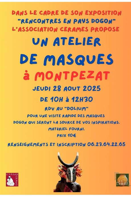 ATELIER DE CRÉATION DE MASQUES