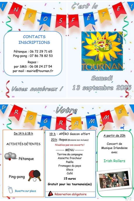 FÊTE LOCALE DE TOURNAN