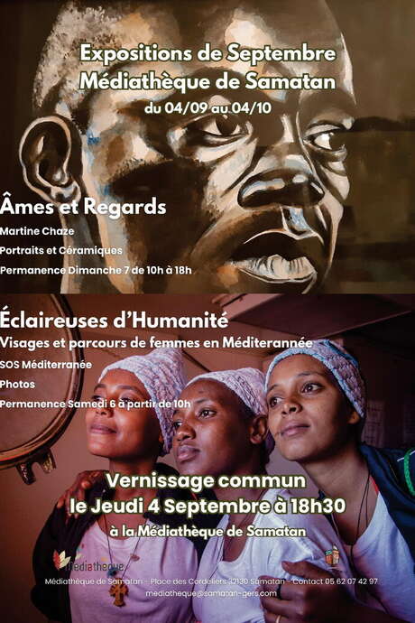 EXPOSITION A LA MÉDIATHÈQUE DE SAMATAN