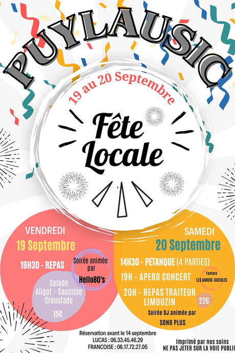 FÊTE LOCALE