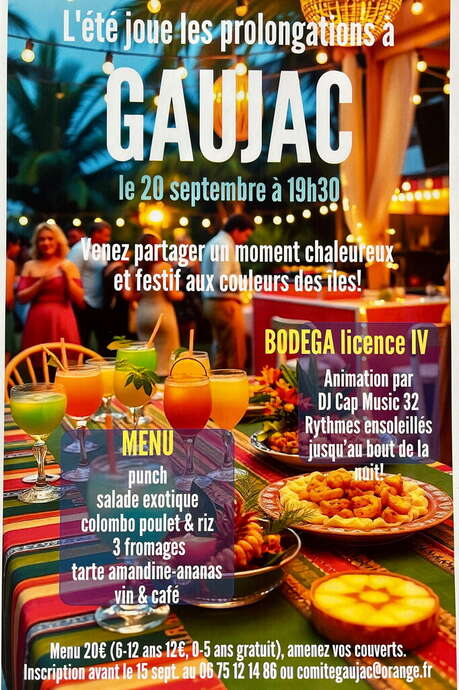 SOIRÉE REPAS