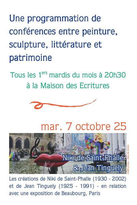 CONFÉRENCE : LIRE UNE OEUVRE D'ART