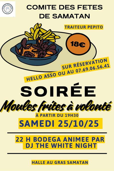 SOIRÉE MOULES FRITES