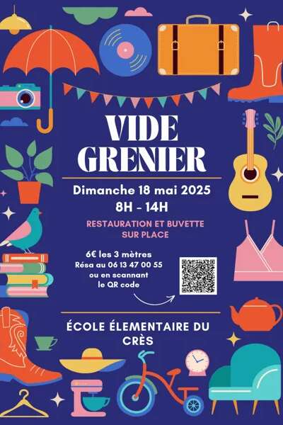 Vide-grenier Ecole du Crès