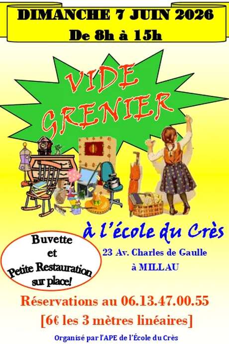 Vide-grenier Ecole du Crès