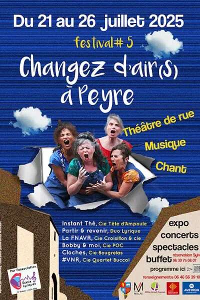 Festival " Changez d'air' S... à Peyre - Festival lyrique de rue