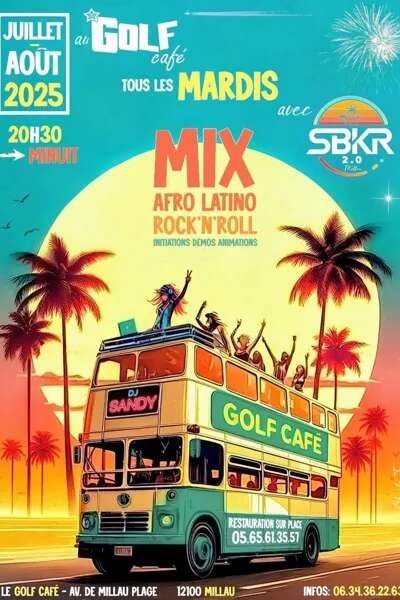 Les mardis mix afro/latino/rock au Golf Café