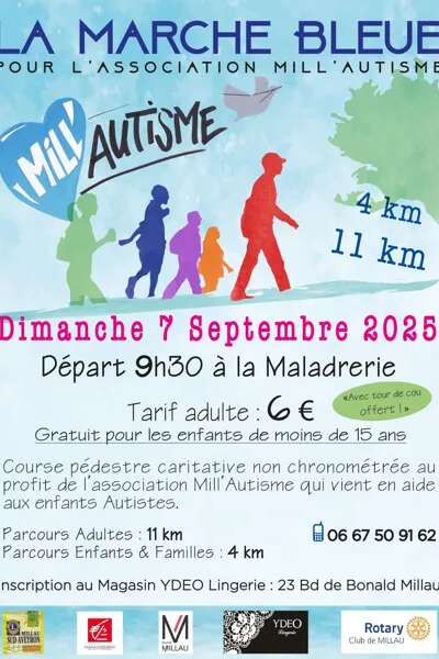 La Marche Bleue - Pour l'association Mill'Autisme