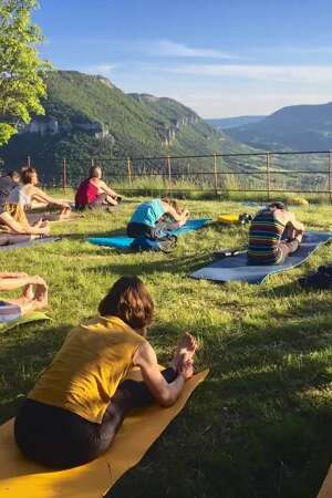 Sunset yoga