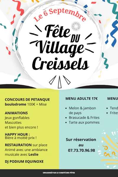 Fête du village de Creissels
