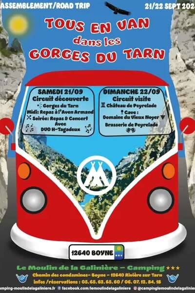 Tous en van dans les Gorges du Tarn