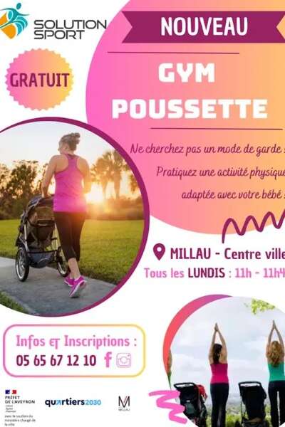 Gym poussette - Solution Sport