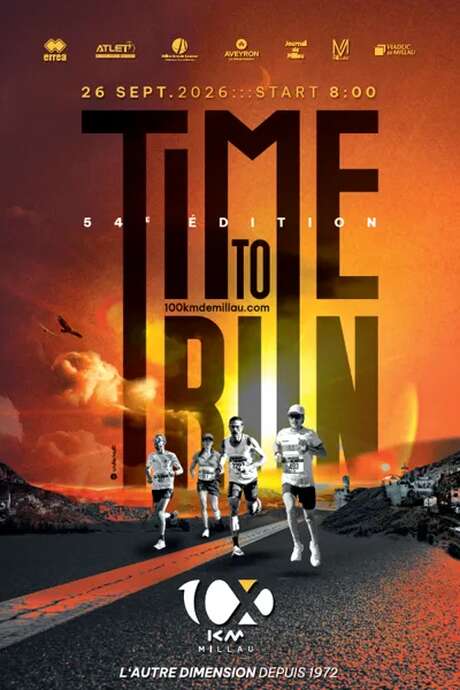 Ultra 100 km, marathon 42km et semi-marathon 23 km de Millau 2025