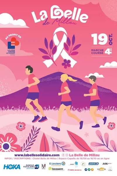 La Belle de Millau 2025 - Marchons ensemble contre le cancer - Octobre Rose (Festival OKA des Templiers)